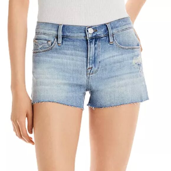 FRAME Le Cut Off Denim Shorts Size 34 - NWT - Picture 1 of 7